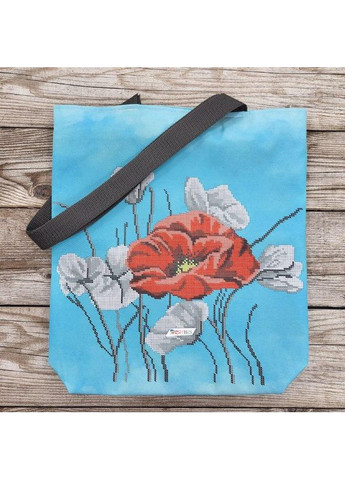 НАБОР ARHIBIS СВ46 Сшитая сумка шопер Маки, набор для вышивки бисером Dana (369666258)