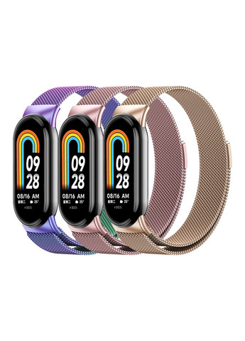 Ремешок для Xiaomi Mi Band 8/9 Milanese Loop Цвет Gold No Brand Xiaomi Smart Band 10,Xiaomi Smart Band 8,Xiaomi Smart Band 9 (340284353)