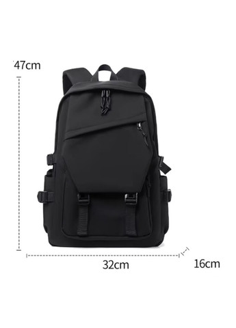 Рюкзак городской мужской с карманом для ноутбука. Черный No Brand (312551309)