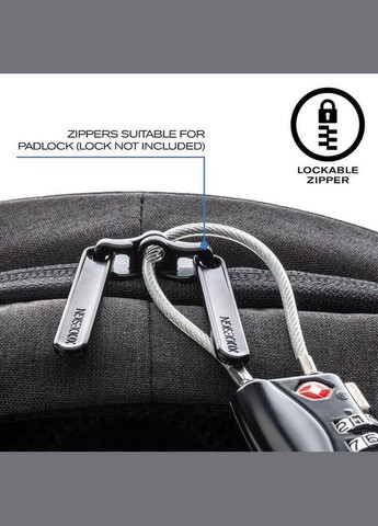 Городской рюкзак Анти-злодей Bobby Hero Small Navy Blue (P705.705) XD Design (322200438)