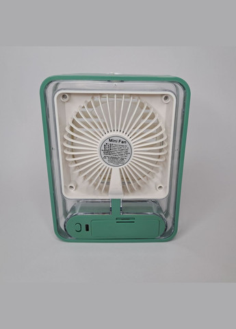 Портативный настольный мини-вентилятор сенсорный с увлажнением воздуха аккумуляторный SQV-7231 зеленый No Brand (323015452)