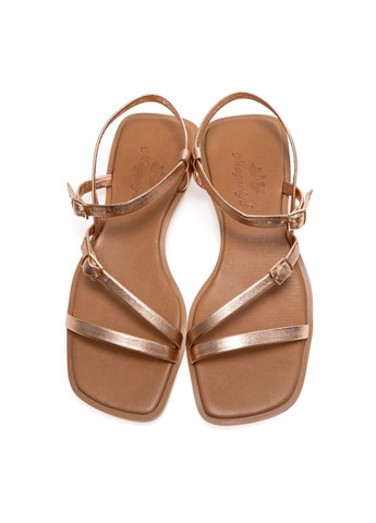 Золотые босоножки 01647 золотые Magnolya