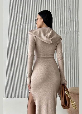 Бежева повсякденний, кежуал сукня футляр Liton