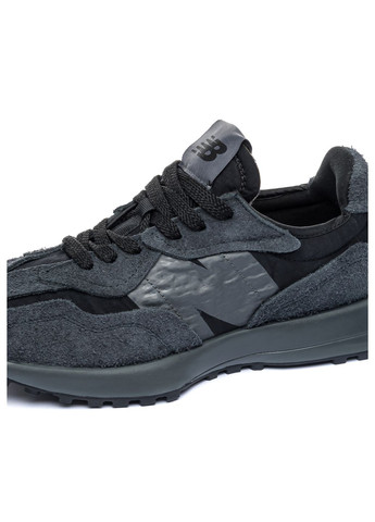 Сірі Осінні кросівки чоловічі new balance No Brand 327 Black Grey