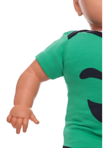 Зелений літній боді + шорти модний 56 см (30544) BABYKROHA