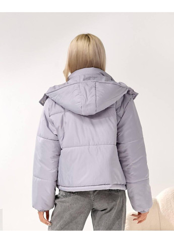 Сіра зимня тепла куртка No Brand