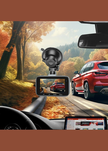 Видеорегистратор Driving recorder with 3-inch display(with rear camera) Hoco DV6 (347645638)