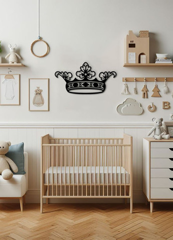 Деревянный декор стен, современные картины для интерьера "Корона королевы", оригинальный подарок 35х18 см Woodyard (292111929)