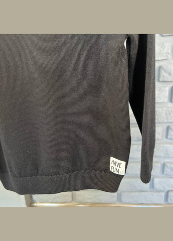 Дитяча кофта з Ґудзиком для хлопчика Чорна 9-12 міс (74-80см) LC Waikiki (269368142)