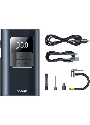 Портативный мини насос PrimeTrip VA1 2-in-1 аккумуляторный компрессор черный Baseus (334117445)