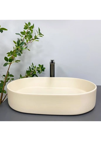 Умивальник (раковина) VERONA 70 BEIGE MATT накладний VBI (383386509)