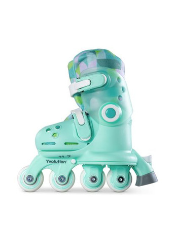Роликові ковзани Twista, розмір 24-28, салатовий Yvolution (315718861)
