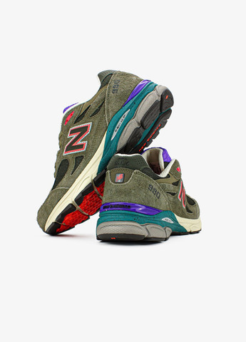 Коричневые всесезонные кроссовки мужские new balance 990 v3 brown | нью беланс 990 коричневые No Brand