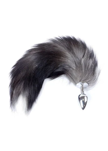 Анальная пробка с хвостом Series Fox TAIL Black XXL No Brand (391596260)