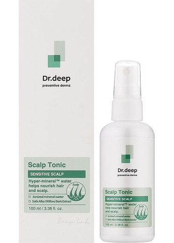 Тонік для сухої та подразненої шкіри голови Scalp Tonic 100ml (1425020-31100620) Dr.deep (368886294)
