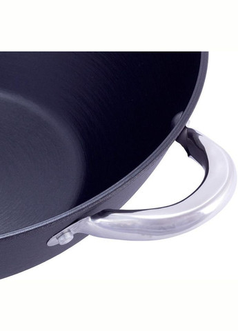 Казан чавунний "Wok" 4.5л, з антипригарним покриттям і аромо-кришкою Kamille (329895826)