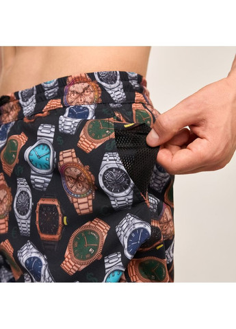 Шорти для плавання Pool day Hodynnyky Чорний Pobedov (363850589)