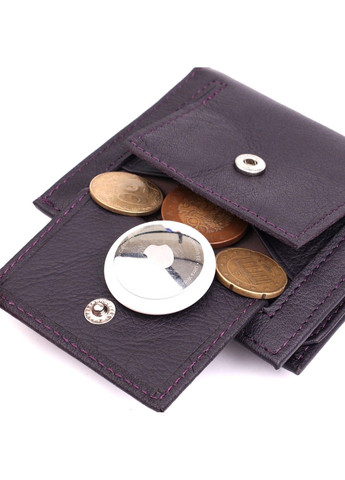 Компактний жіночий гаманець із натуральної шкіри 22855 Коричневий st leather (318823535)