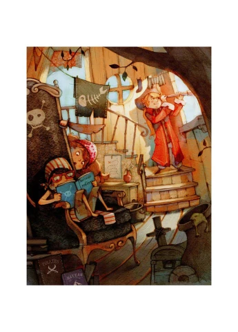 Дитяча книжка "Банда піратів: Таємничий острів" 797014, 48 сторінок Ranok Creative (394582157)