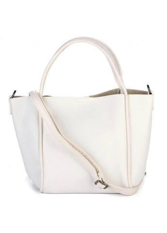 Женская сумка шоппер (тоут) с ручками размер 20 × 21 × 15 см 6718-2 белая David Jones (314874140)