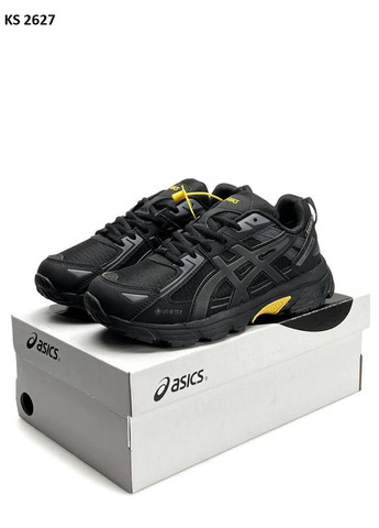 Черные демисезонные кроссовки мужские asics gel-venture 6 gore-tex black асикс гель вентуре 6 No Brand