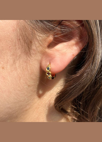 Срібні сережки Камені Вічності No Brand (334305803)