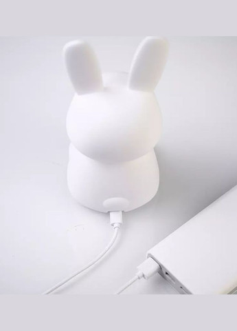 Ночник детский силиконовый Зайка, 7 цветов LED USB Mommy Bag (280942002)