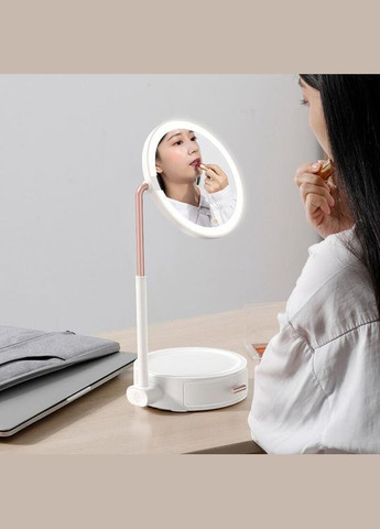 Зеркало Smart Beauty Series Lighted Makeup Mirror with Storage Box |3 Level touch brightness| (DGZM02) Baseus (280877876)