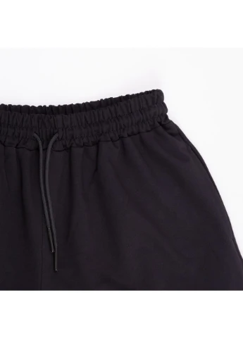 Шорты мужские трикотажные батал черные (N2) MATTE (397572652)