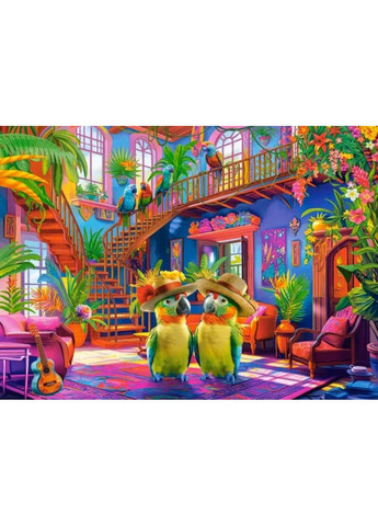 Пазл Попугаи в раю 200 деталей Castorland (369798319)