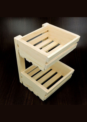 Лоток для овочів і фруктів з дерева Цукіні бланже (ЯХО-000801) No Brand (327866517)