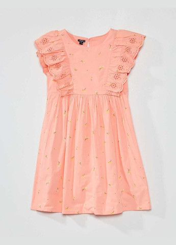 Розовое платье лето,розовый в узоры, Kiabi (291162994)