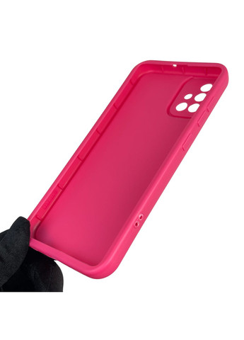 Чехол силиконовый Soft Touch для Galaxy A51 (SM-A515F) малиновый (Полная защита камеры) Samsung (366387099)