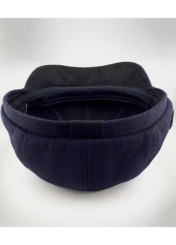 Кепка восьмиклинка темно-синя утеплена вовна на флісі з вухами Paskat кепка восьмиклинка (364201138)