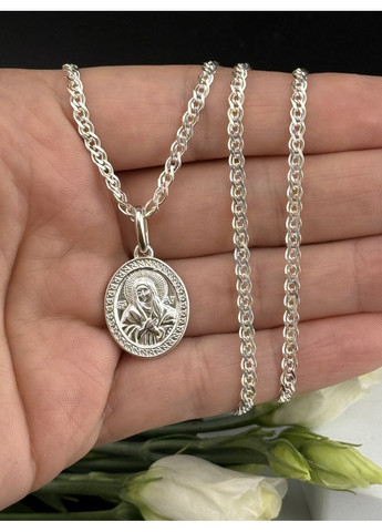 Набор иконки Божией Матери и цепочкой плетения Мона Лиза No Brand (323017140)