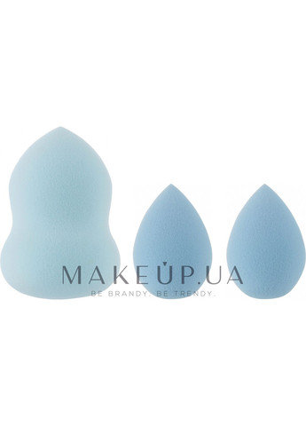 Набор спонжей для макияжа, PF-249, голубые 3шт (1266173-27069038) Puffic Fashion (365822794)