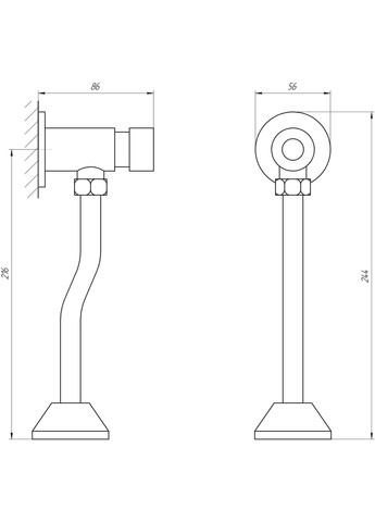 Кран-дозатор для пісуара TP-0201A Topaz (338863810)