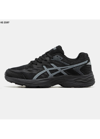 Черные демисезонные кроссовки мужские asics gel-flux 4 black асикс гель флюкс No Brand