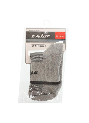 Шкарпетки спортивні TO132 розмір UKR / 24-26 см Сірий Star (311568478)
