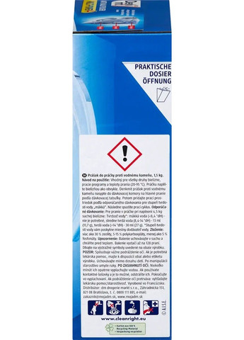 Порошок антинакип для стиральной машины Anti-Kalk, 1,5 кг — 128 стирок Denkmit (356112361)