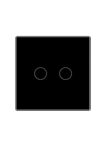 Умный сенсорный проходной/перекрестный ZigBee выключатель 2 сенсора стекло (VL-C702SZ-12) Livolo (370985102)