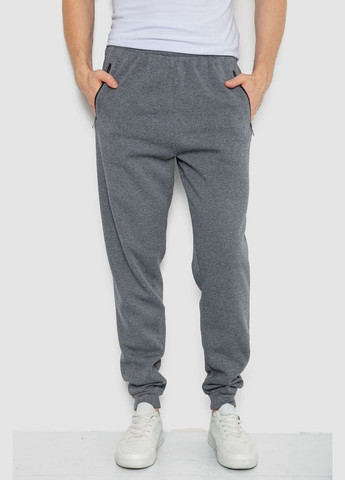 Спортивні чоловічі штани на флісі чорні Без декору розмір 4XL (sku_244R41508) Ager (316454672)