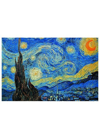 Пазл Звездная ночь Винсент ван Гог, 1000 элементов (PT-540363) Piatnik Зоряна ніч Вінсент ван Гог, 1000 елементів (366155032)