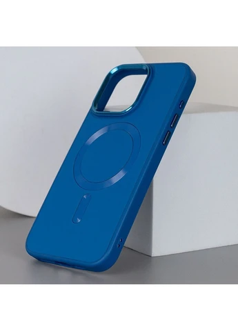 Кожаный чехол Bonbon Leather Metal Style with MagSafe для Apple iPhone 13 Pro (6.1") Epik (390135101)