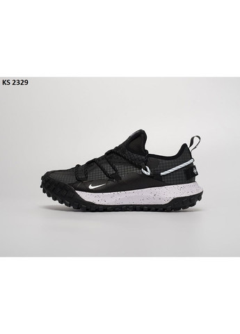 Чорні Осінні кросівки чоловічі nike acg mountain fly black white найк асж маунс флай No Brand