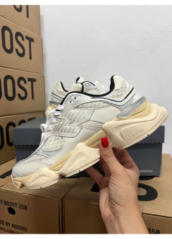 Бежевые летние кроссовки new balance 9060 beige нью беланс 9060 No Brand