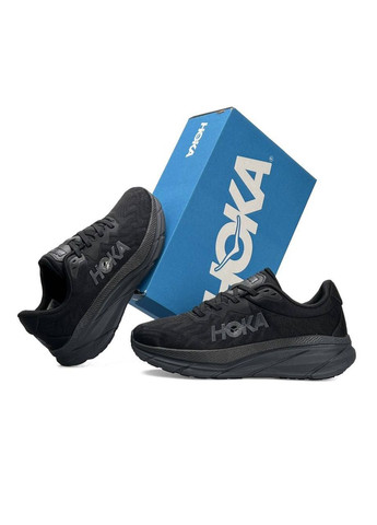 Черные летние кроссовки мужские hoka No Brand Challenger ART 7 All Black