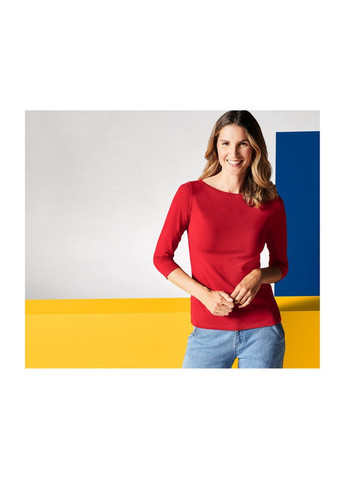 Жіночий лонгслів з рукавом 3/4 Esmara (366741028)