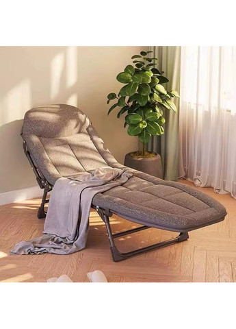 Складаний туристичний шезлонг розкладне ліжко з металевим каркасом портативна розкладачка з навантаженням до 120 кг (RK145) No Brand (361029092)