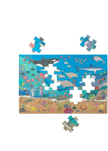 Мега - пазл гігант Melissa&Doug "Під морем" 35 елементів 90 х 60 см MD31376 Melissa & Doug (392068938)